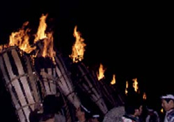 鞍馬の火祭写真